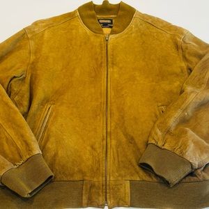 Coach leather bomber jacket